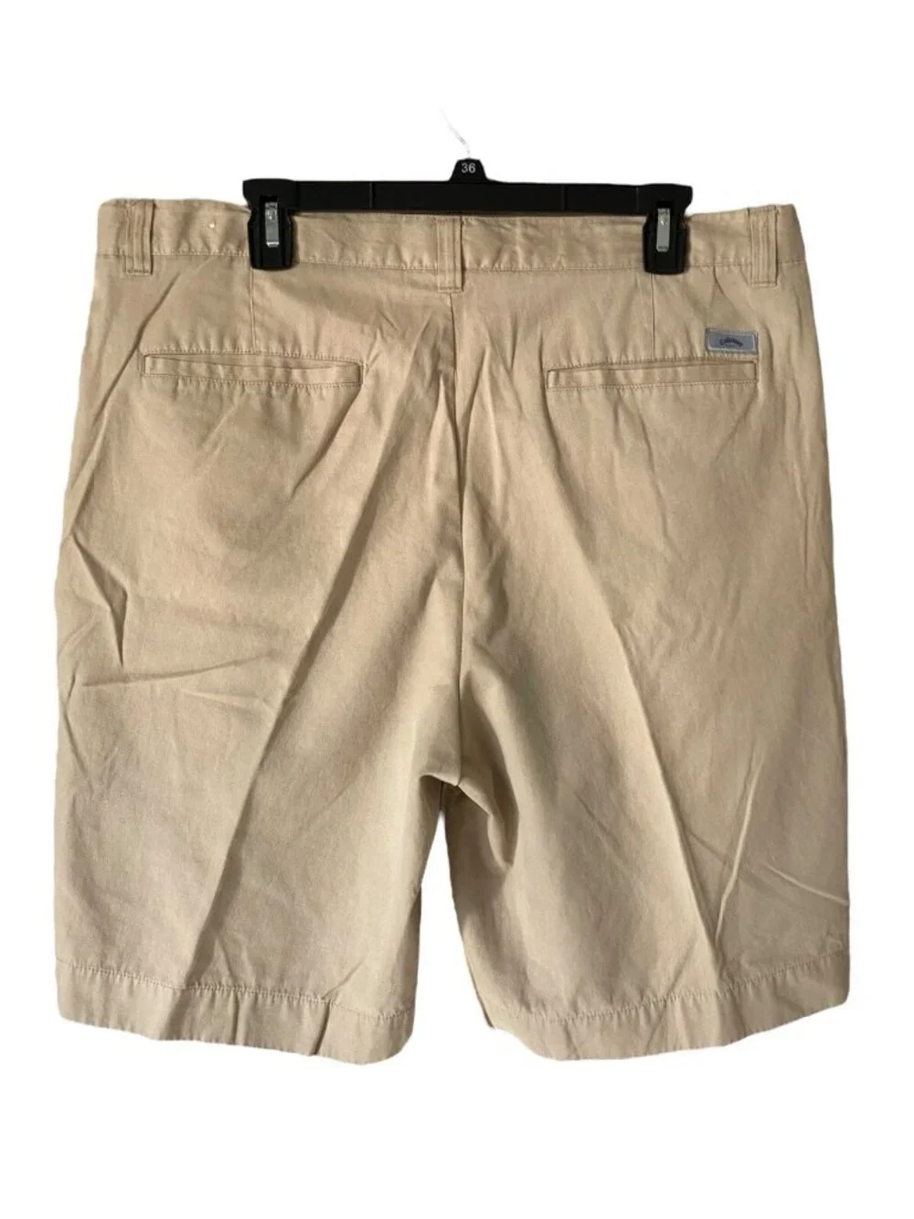 Callaway X Series Golf Shorts Men 38 Tan Pleated Front Performance Casual